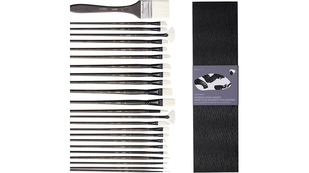 24 piece oil paint set