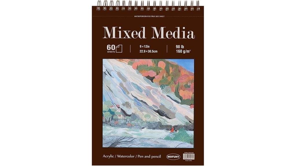 9x12 mixed media sketchpad