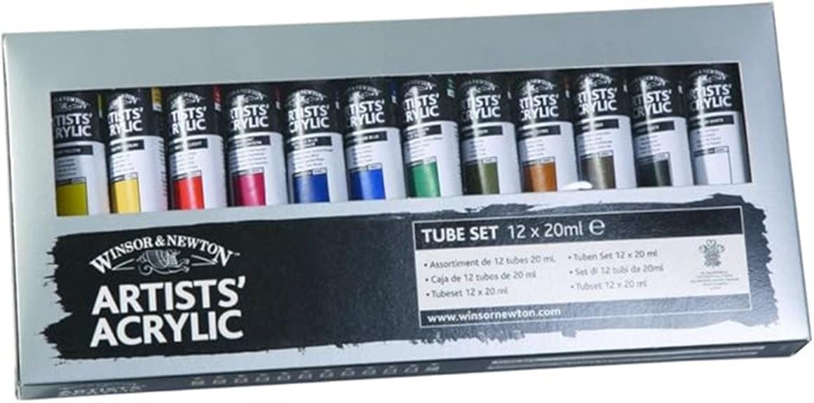 acrylic color tube set