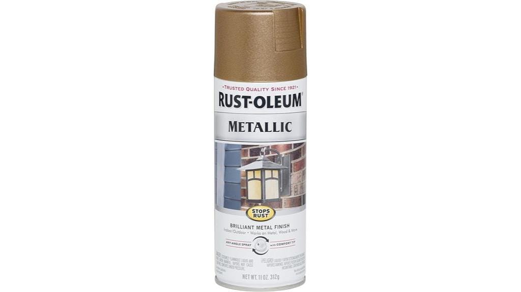 antique brass metallic spray