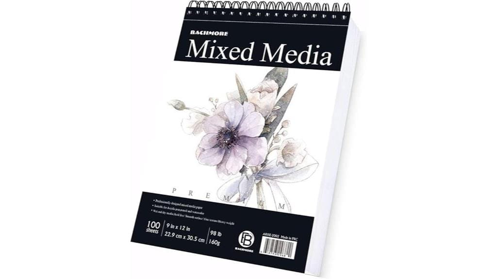 bachmore 100 sheet art pad