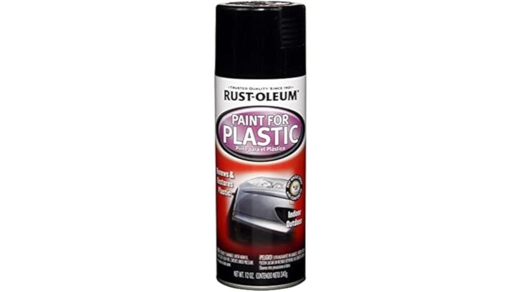 black automotive spray paint