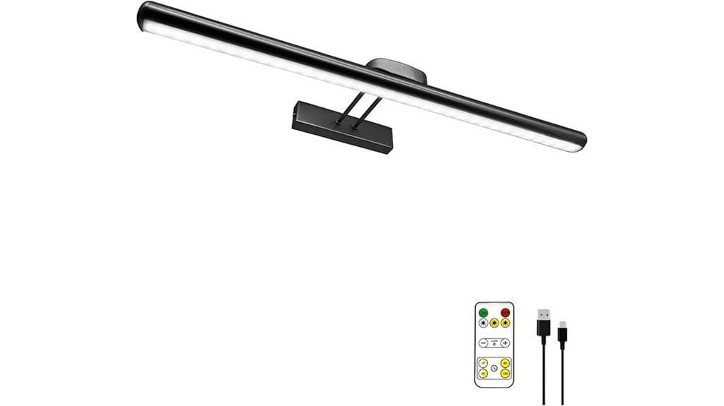 black wireless picture light