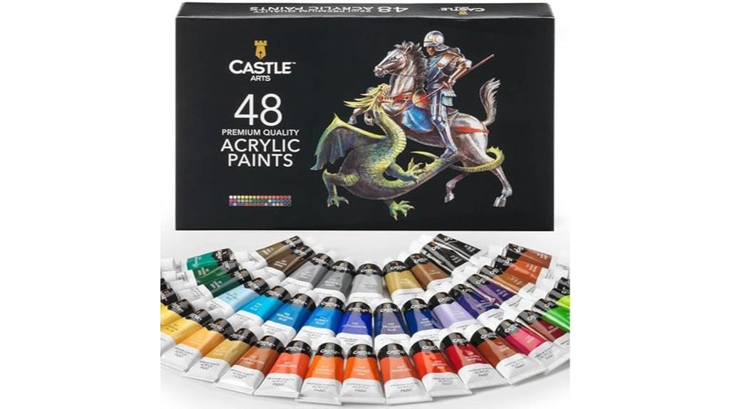 castle art 48 acrylic set