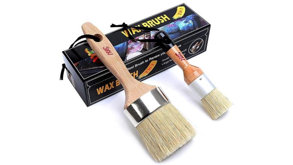 chalked paint brush set