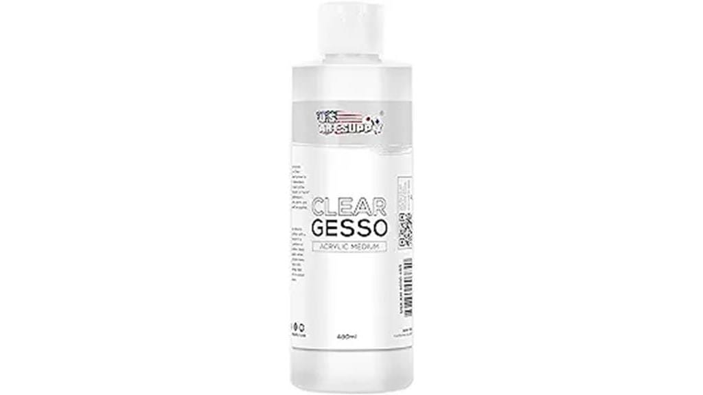 clear gesso acrylic medium
