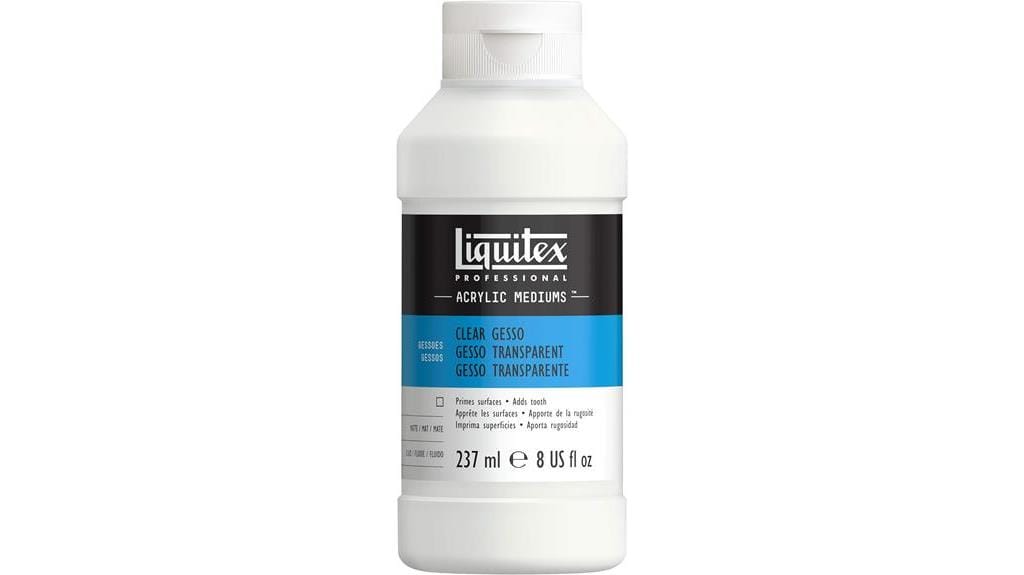 clear gesso surface prep