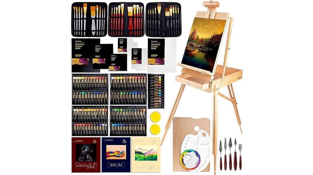 deluxe french easel set