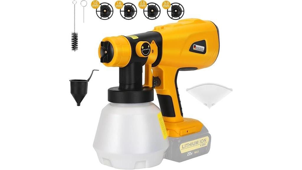 dewalt cordless paint sprayer