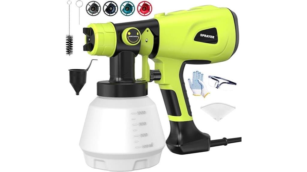 electric 1000w paint sprayer