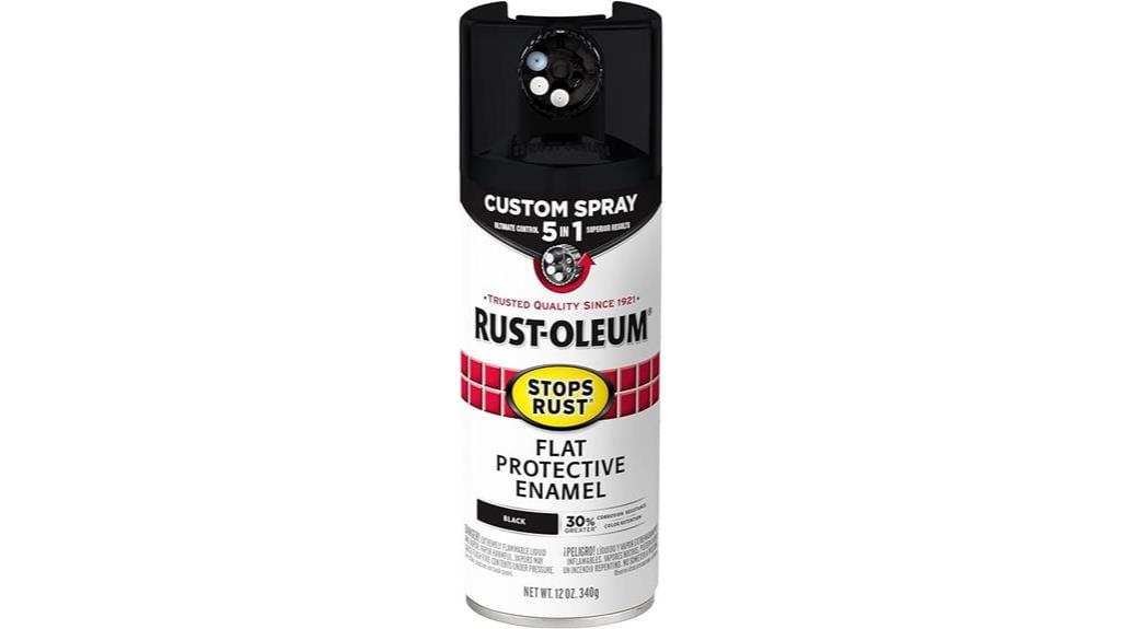 flat black custom spray paint