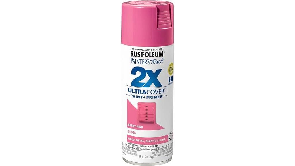gloss berry pink spray paint