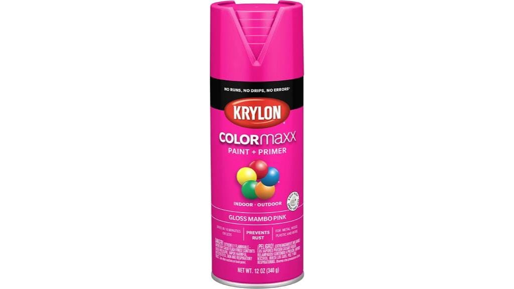 gloss mambo pink spray paint