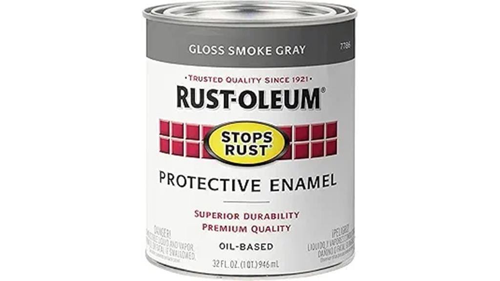 gloss smoke gray enamel