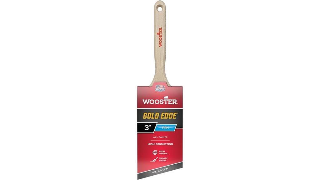 gold edge angle brush