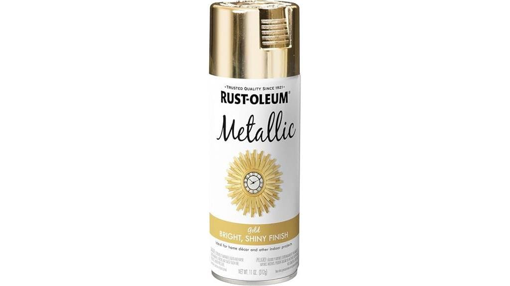 gold metallic spray paint