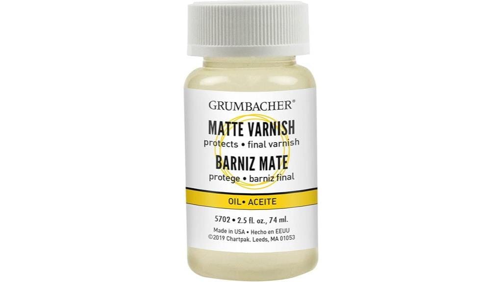 grumbacher matte varnish grey