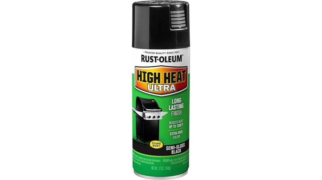 high heat black spray paint