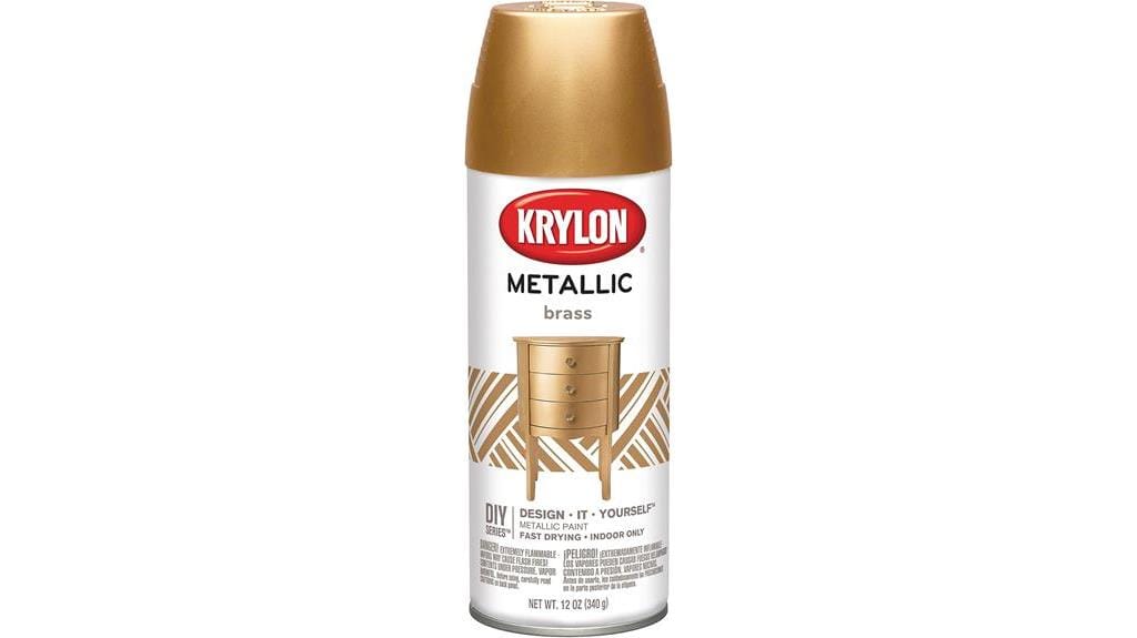 krylon brass spray paint