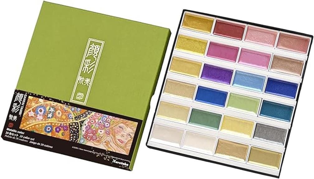 kuretake watercolor paint set