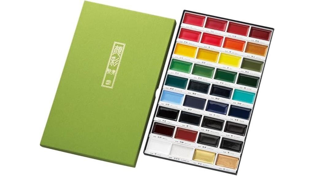 kuretake watercolor paint set