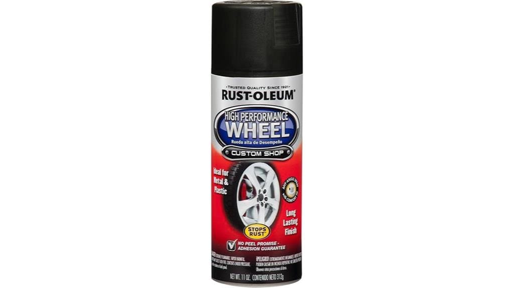 matte black wheel spray