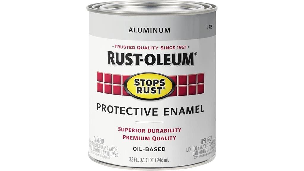 metallic aluminum brush on paint