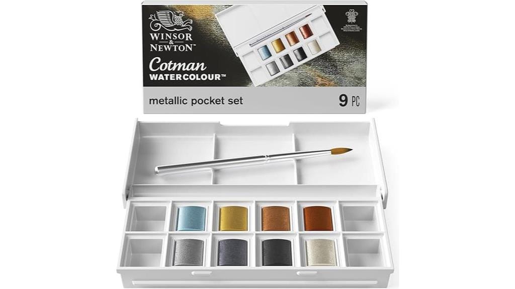 metallic cotman watercolor set