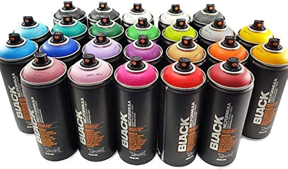 montana black spray paints