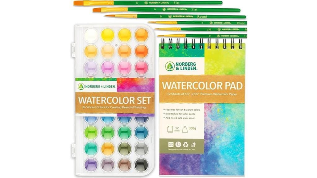premium watercolor paint set