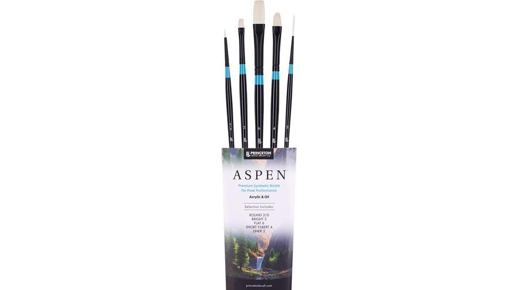 princeton aspen paint brush set