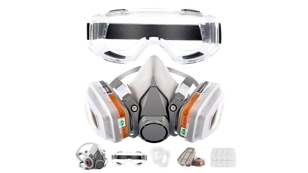 reusable half face mask