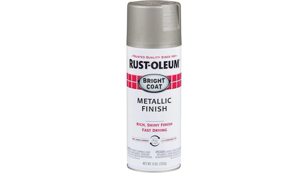 rust oleum metallic spray paint