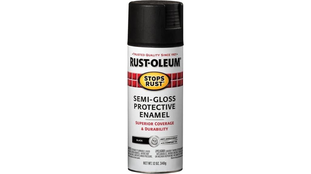rust oleum semi gloss spray paint
