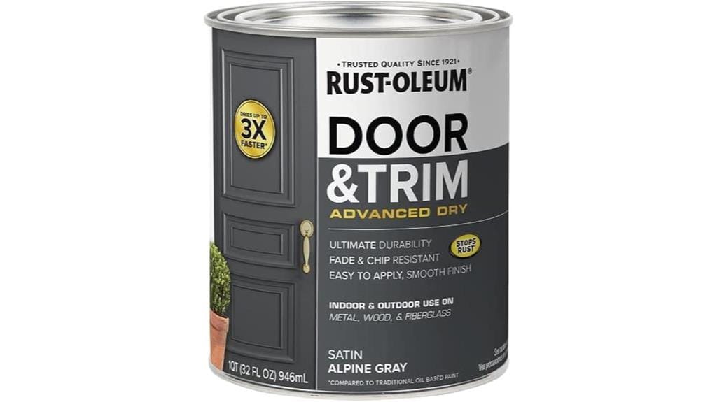 satin alpine gray paint