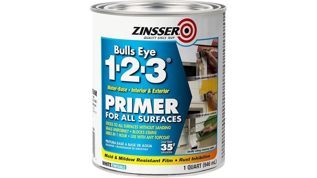 water based primer sealer quart