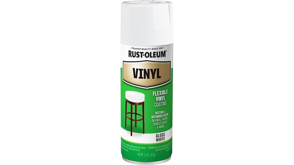 white vinyl spray paint