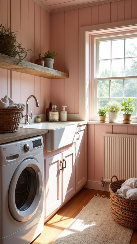 blush pink laundry charm