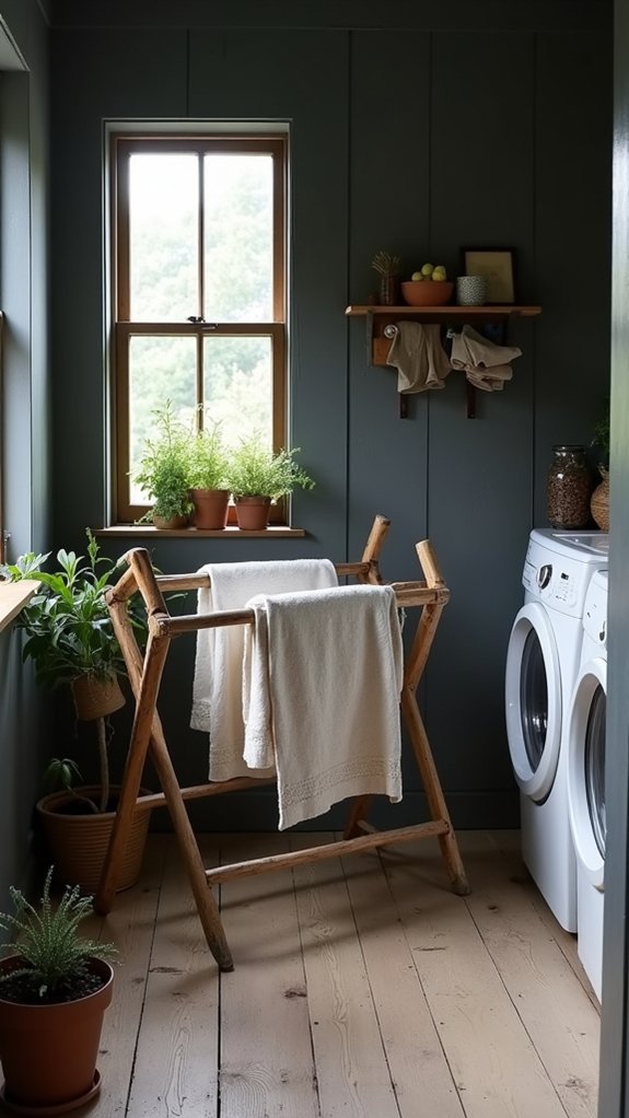 bold and sophisticated laundry design