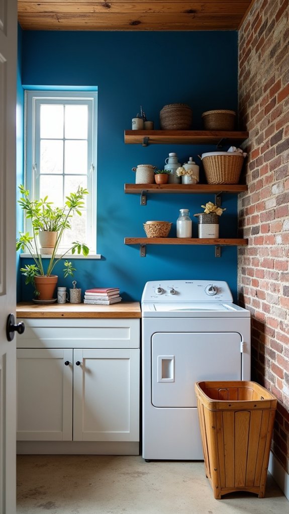 bold cobalt blue statement