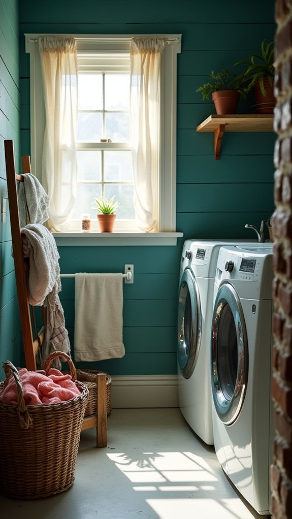bold deep teal transformation