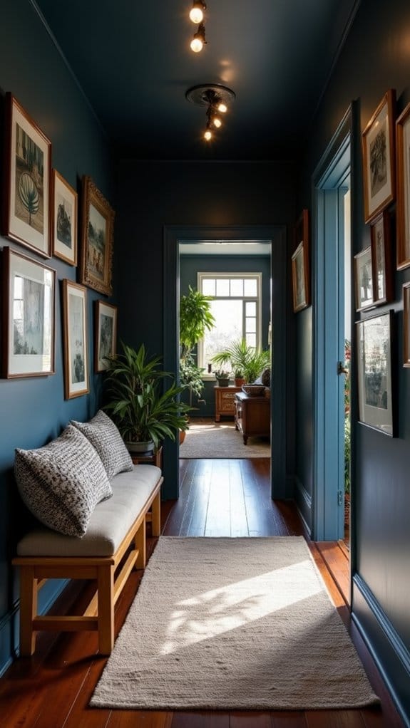 bold dramatic dark hues