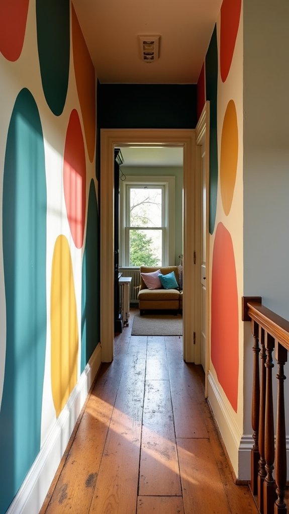 bold graphic wallpaper transformation