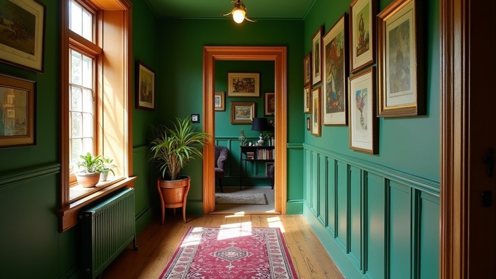 bold hallway paint colors