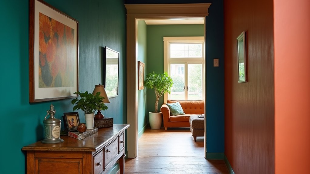 bold hallway paint ideas
