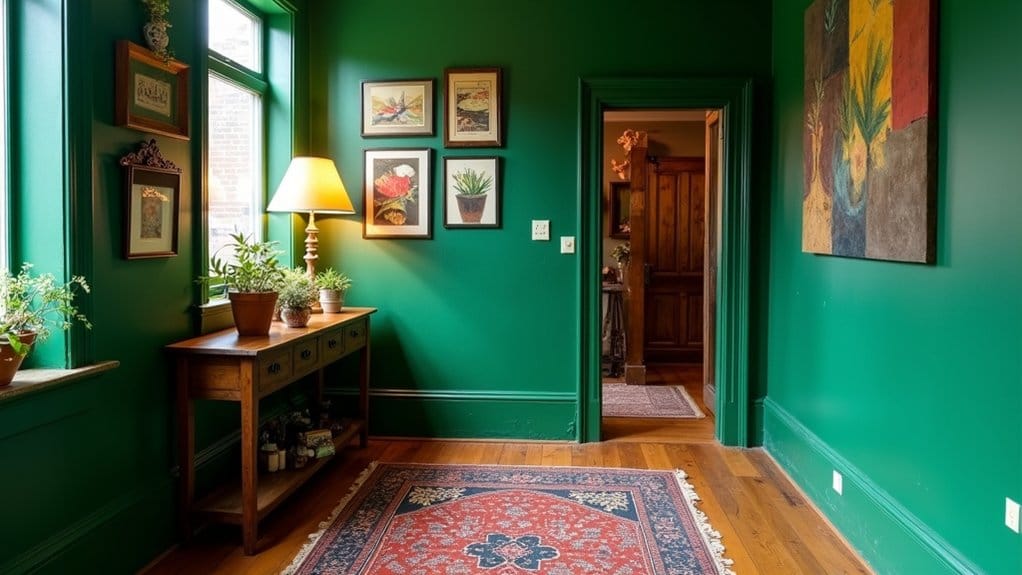 bold hallway paint ideas