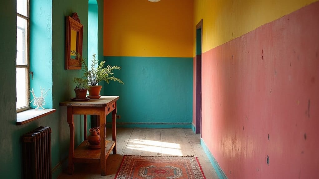 bold hallway paint ideas