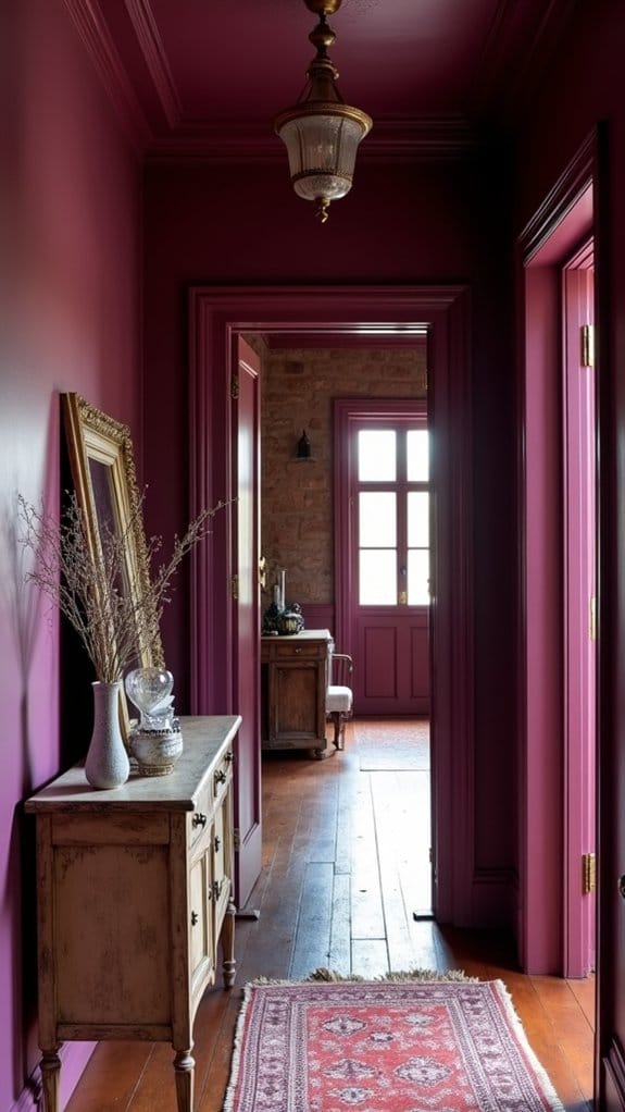 bold luxurious hallway transformation
