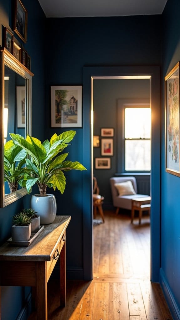 bold navy blue sophistication