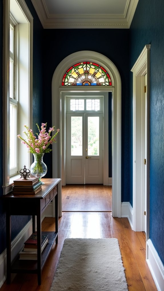 bold navy sophistication contrast